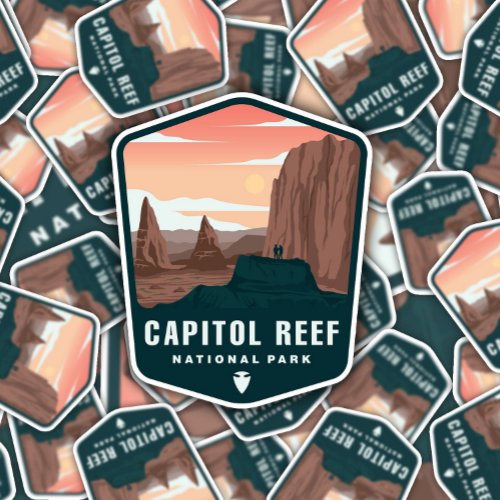 Capital Reef National Park Utah  Die_Cut Sticker