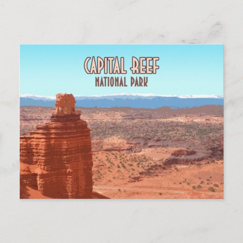 Capital Reef National Park Utah Postcard Capital Reef National Park Utah Postcard