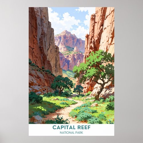 Capital Reef National Park Utah Poster