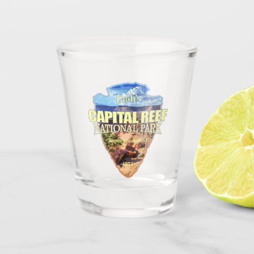 Capital Reef NP arrowhead Shot Glass