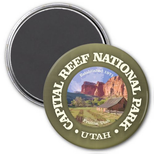 Capital Reef NP rd2 Magnet