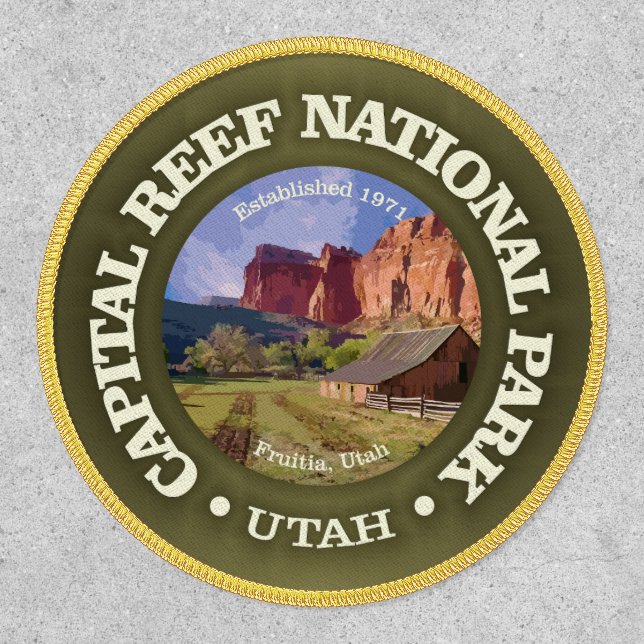 Capital Reef NP (rd)2 Patch (Front)
