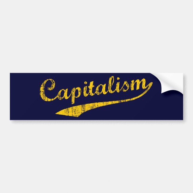 Capitalism Bumper Sticker (Front)