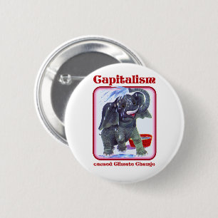 Capitalism caused Climate Change Button