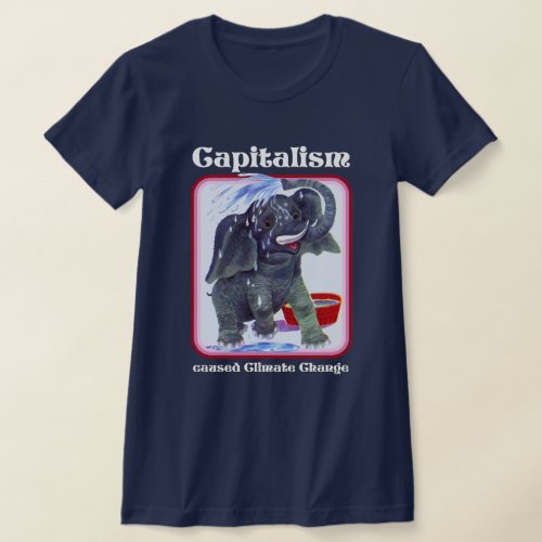 Capitalism caused Climate Change T_Shirt