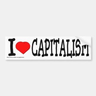 Capitalism Is Good Bumper Sticker