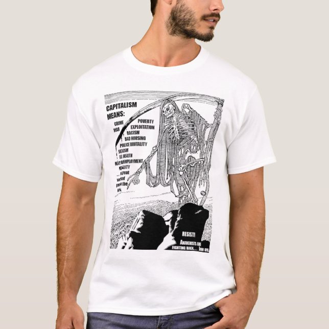 Capitalism Meams t-shirt (Front)