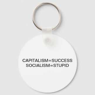 CAPITALISM=SUCCESS SOCIALISM=STUPID KEYCHAIN