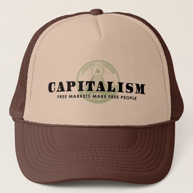 Capitalism Trucker Hat (Front)