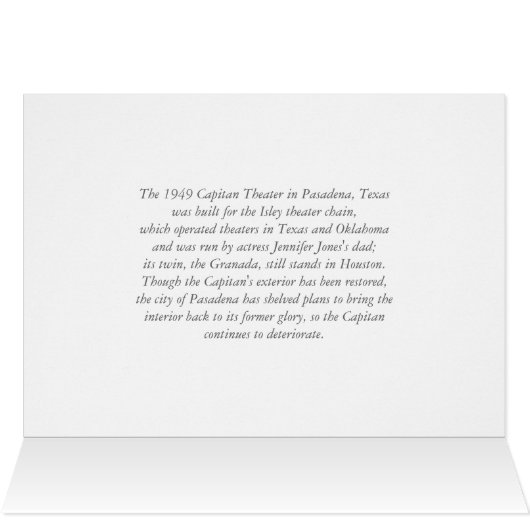 Capitan Card (Inside Horizontal (Top))