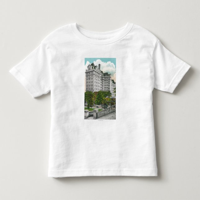 Capitol Approach View of NY Telephone Co. Bldg Toddler T-shirt (Front)