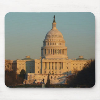 Capitol at Christmas Washington DC Holiday Mouse Pad