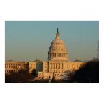 Capitol at Christmas Washington DC Holiday Poster