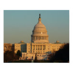 Capitol at Christmas Washington DC Holiday Poster