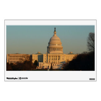 Capitol at Christmas Washington DC Holiday Wall Sticker