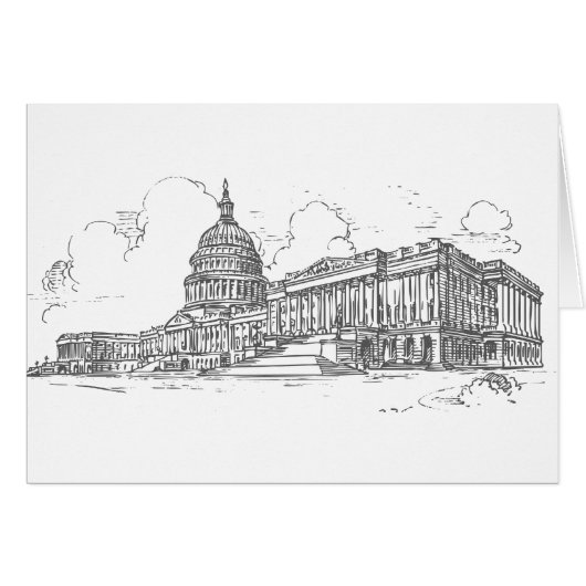 Capitol building cards (Front Horizontal)