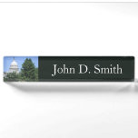 Capitol Building from Bartholdi Park Desk Name Plate