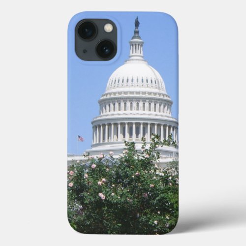 Capitol Building from Bartholdi Park in Washington iPhone 13 Case