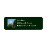 Capitol Building from Bartholdi Park in Washington Label
