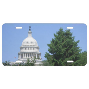 Capitol Building from Bartholdi Park License Plate