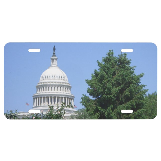 Capitol Building from Bartholdi Park License Plate (Front)