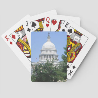 Capitol Building from Bartholdi Park Poker Cards