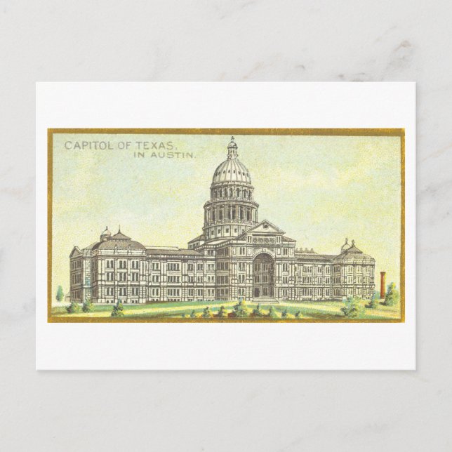 Capitol Building in Austin, Texas, Vintage Postcard (Front)