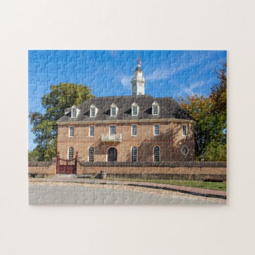 Capitol building in Colonial Williamsburg Jigsaw Puzzle