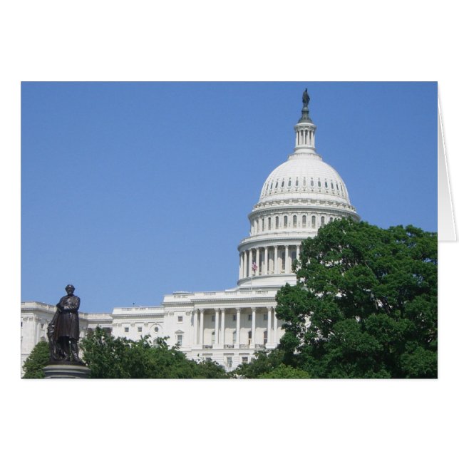 Capitol Building in Washington DC Cards (Front Horizontal)