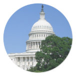 Capitol Building in Washington DC Classic Round Sticker