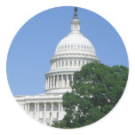 Capitol Building in Washington DC Classic Round Sticker