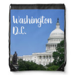 Capitol Building in Washington DC Drawstring Bag