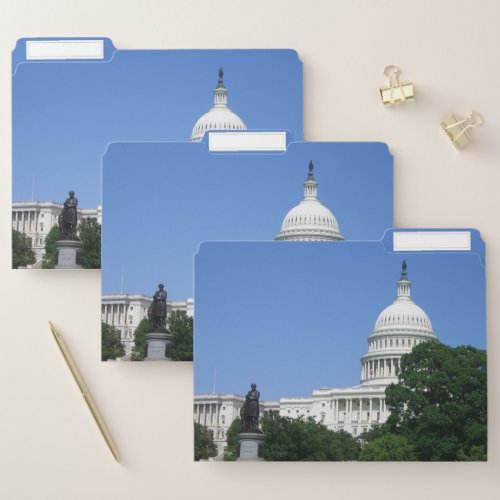 Capitol Building in Washington DC File Folder