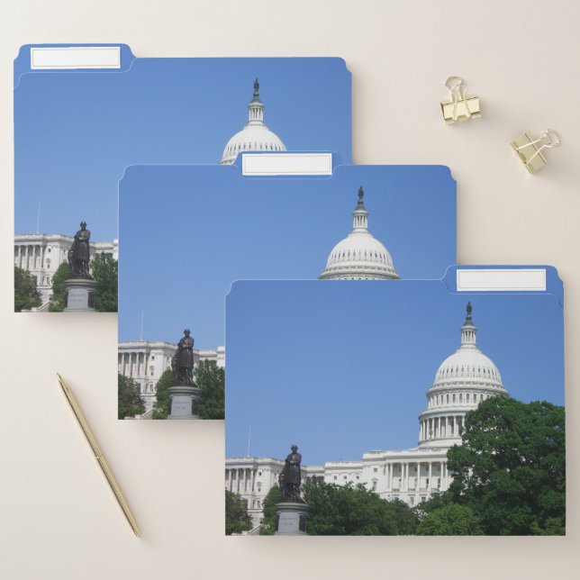 Capitol Building in Washington DC File Folder (Set)