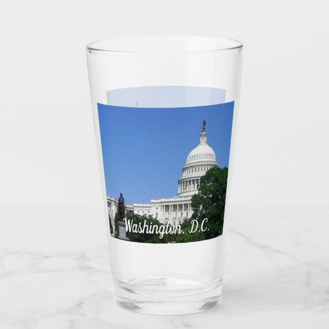Capitol Building in Washington DC Glass (Front)