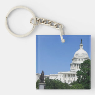 Capitol Building in Washington DC Keychain