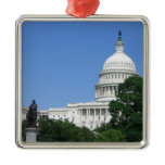 Capitol Building in Washington DC Metal Ornament