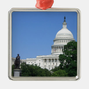Capitol Building in Washington DC Metal Ornament