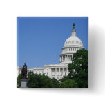 Capitol Building in Washington DC Pinback Button