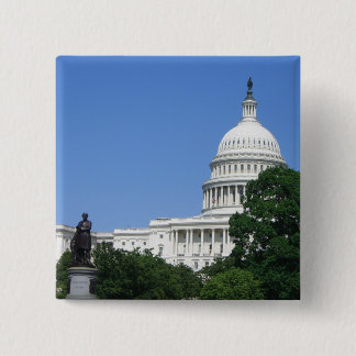 Capitol Building in Washington DC Pinback Button