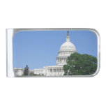 Capitol Building in Washington DC Silver Finish Money Clip