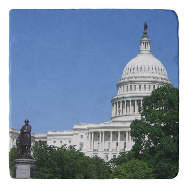 Capitol Building in Washington DC Trivet (Front)