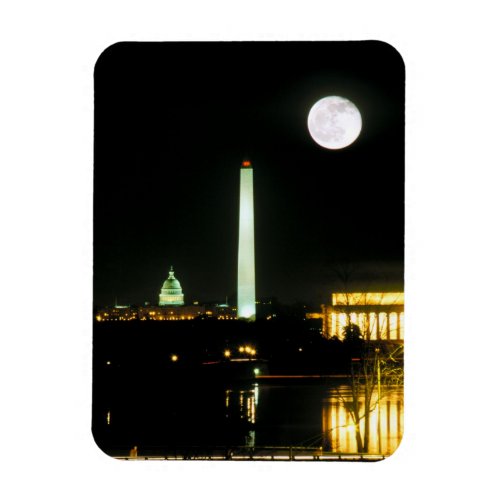 Capitol Building Lincoln Memorial Washington Magnet