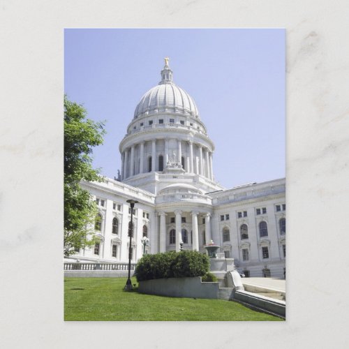 Capitol Building Madison WI Postcard