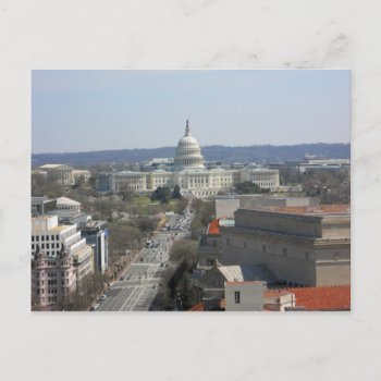 Capitol Building Pennsylvania Ave Washington Dc Postcard by teknogeek at Zazzle