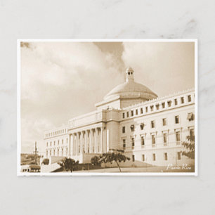 Capitol Building, San Juan, History, Puerto Rico Postcard