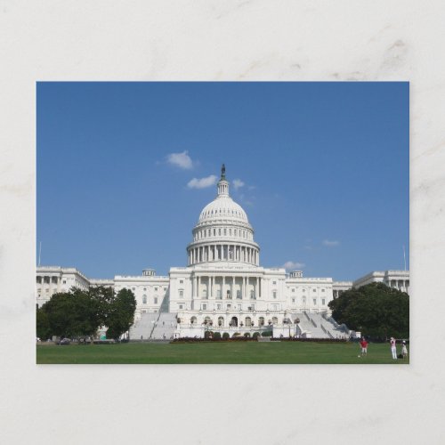 Capitol Building Washington DC Postcard