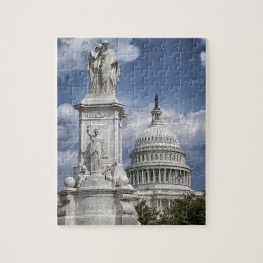 Capitol Building Washington DC Jigsaw Puzzle | Zazzle.com