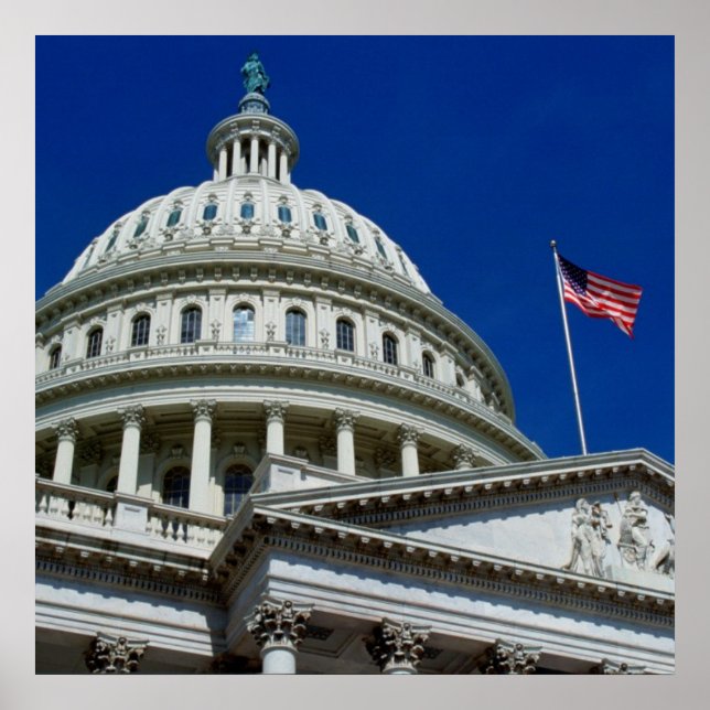 Capitol Building, Washington, USA Poster (Front)