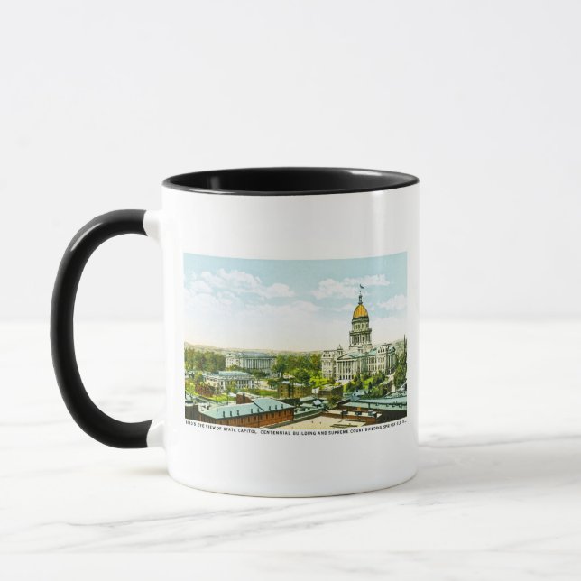 Capitol Centennial Building, Springfield, Illinois Mug (Left)